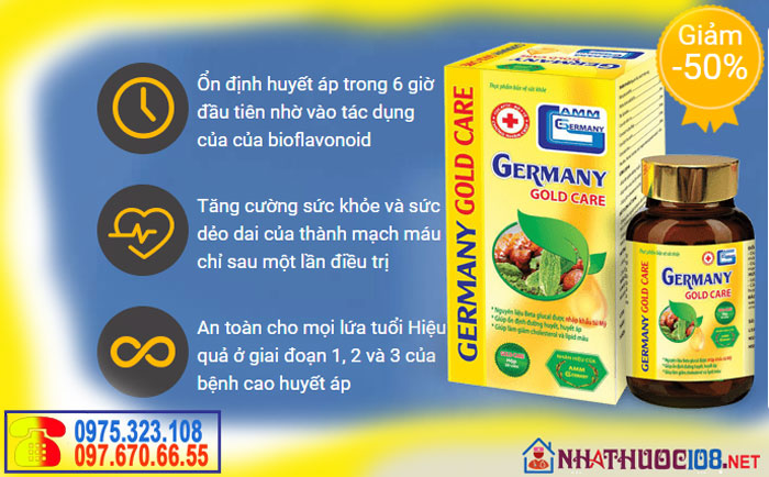 công dụng Germany Gold Care