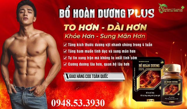 Công dụng bổ hoàn dương plus
