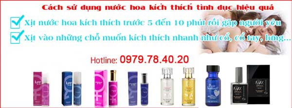 cách sử dụng nước hoa kích dục