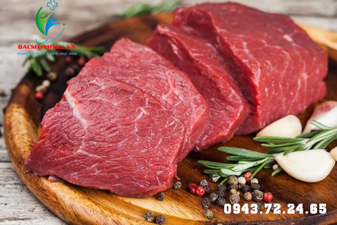 Thịt có màu đỏ