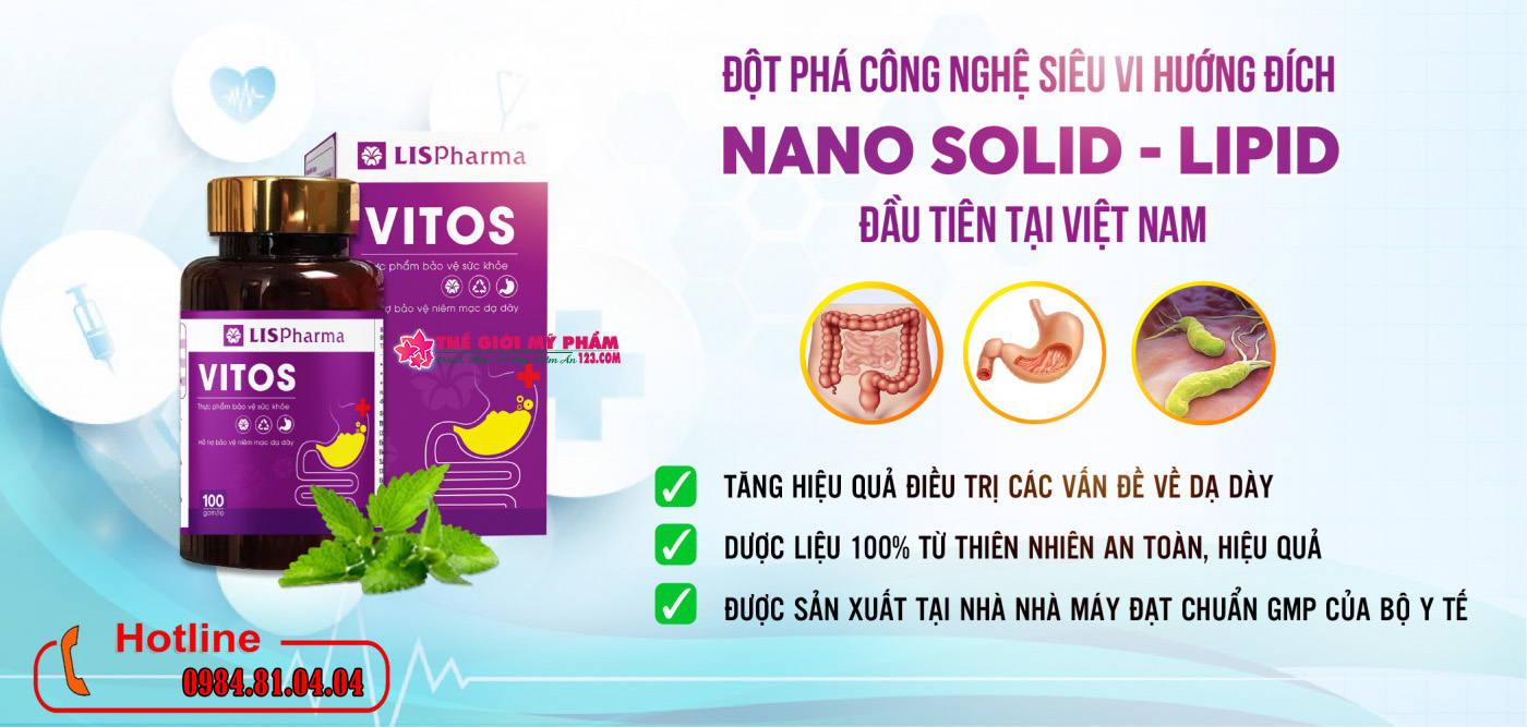 Dạ dày Vitos giải pháp đột phá cho người đau dạ dày