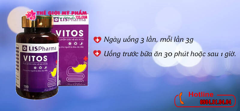 Cách sử dụng dạ dày Vitos hiệu quả nhất