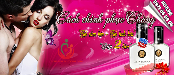 Nước hoa gợi dục nam Alfa Donna