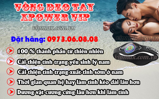 vong deo tay xpower cho nam